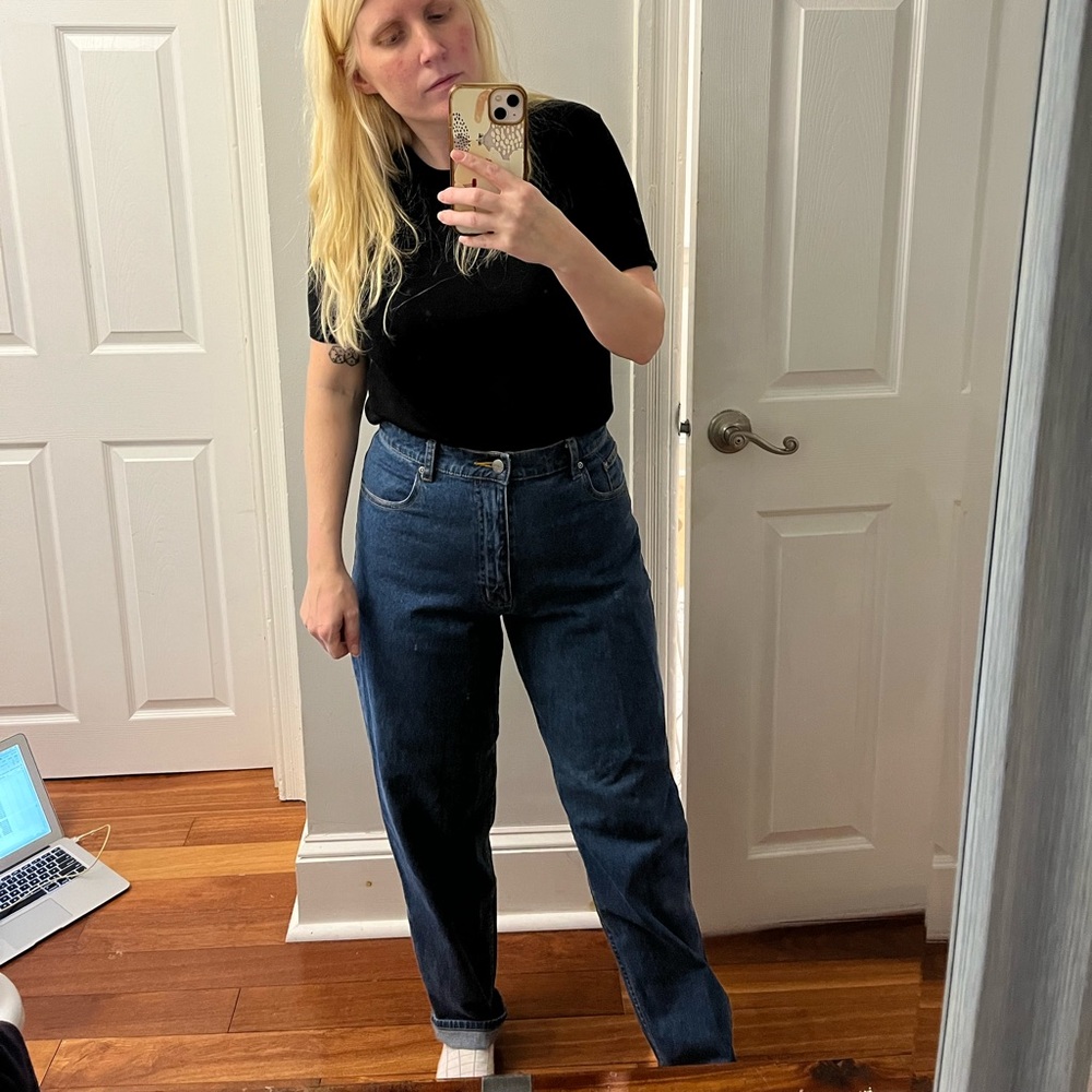 L.L bean mom jeans size 10